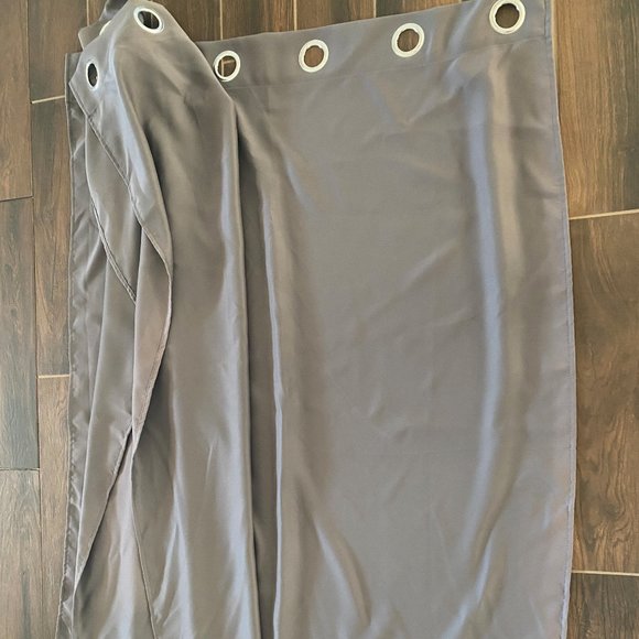 Taupe/Dark Gray Curtains (2 panels) - Picture 1 of 2
